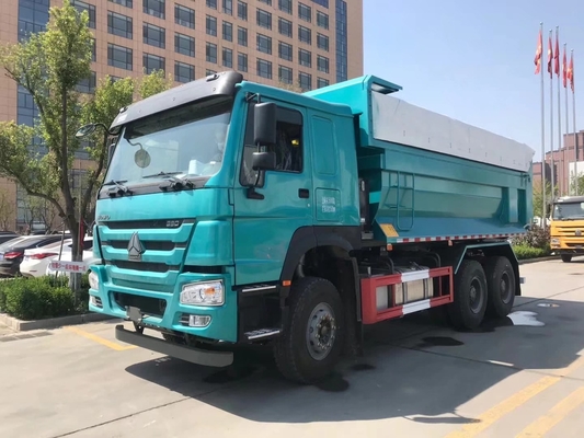 Sinotruk 380HP HOWO Dump Truck nas Filipinas com Hw76 Cab e DOT Certificação de Pneus