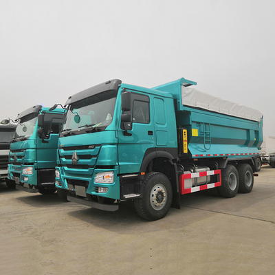 Sinotruk 380HP HOWO Dump Truck nas Filipinas com Hw76 Cab e DOT Certificação de Pneus