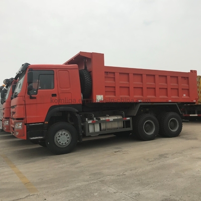 HOWO 336 HP 16 M3 Carrinho de descarga Tipper Sinotruk Etiópia Caminhão com pneus radiais 1200r20