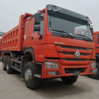HOWO 336 HP 16 M3 Carrinho de descarga Tipper Sinotruk Etiópia Caminhão com pneus radiais 1200r20