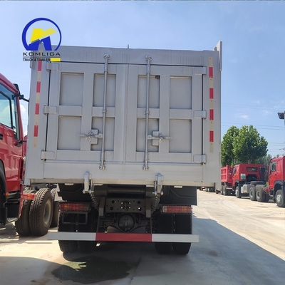 8X4 371HP HOWO Sino Dump Truck Usado caminhão de rebentador com rebentador ventral elevação hidráulica