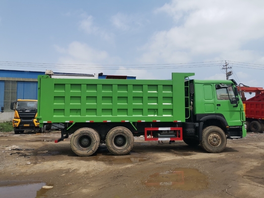 Transmissão Manual HOWO 6X4 Usado camião de descarga 371HP 375HP para o mercado da África