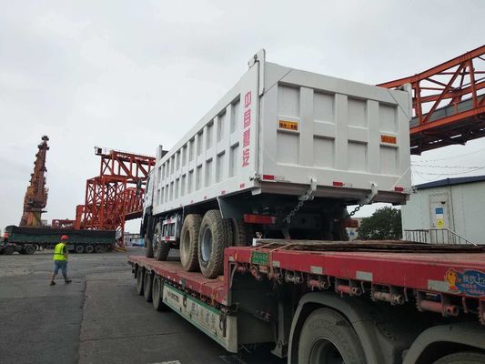 Shacman Sinotruk original usado HOWO Etiópia caminhão 8500*2500*3400mm capacidade do motor &gt;8L