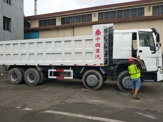 Shacman Sinotruk original usado HOWO Etiópia caminhão 8500*2500*3400mm capacidade do motor &gt;8L