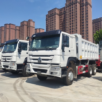 Estilo de elevação dianteira Diesel 10 Wheeler Sinotruk HOWO Tipper Truck 371HP 6X4 para despejo