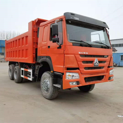 Estilo de elevação frontal Tipo de descarga Caminhão de despejo Sinotruk usado em 6X4 30 toneladas 371HP 375HP