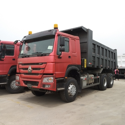 Sinotruk HOWO usado 10 rodas 371HP 22 metros cúbicos caminhão de carregamento de capacidade 21-30t