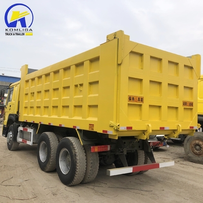 Transmissão manual de 6×4 rodas motrizes Forland Sinotruk 371 375 camião de lixo na África