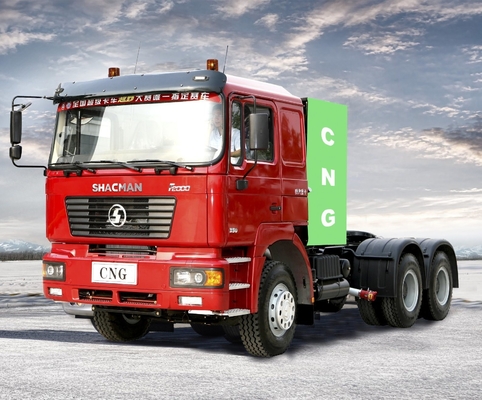 Euro 2 380HP 420HP 6*4 Shacman CNG Tractor Truck para necessidades de transporte