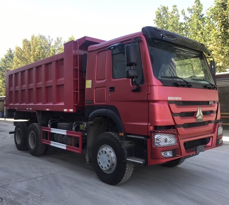371HP 10 Wheeler 20 Cubic Tipper Truck Sinotruk HOWO LHD/Rhd Volante e cabine Hw76