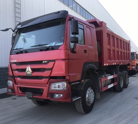 371HP 10 Wheeler 20 Cubic Tipper Truck Sinotruk HOWO LHD/Rhd Volante e cabine Hw76