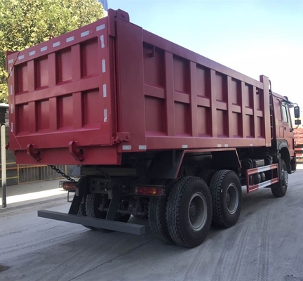 371HP 10 Wheeler 20 Cubic Tipper Truck Sinotruk HOWO LHD/Rhd Volante e cabine Hw76
