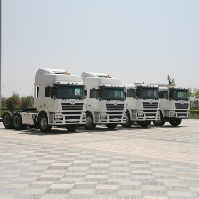 Shacman caminhão 6X4 10 rodas caminhão tractor 371HP 375 pneu radial design cabeça de reboque