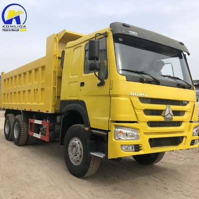 6X4 371HP Sinotruck HOWO Dump Truck com design de pneu radial e motor de alta capacidade