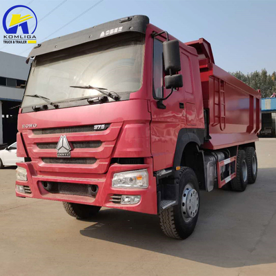 Nigéria Gana HOWO 375HP Usado Sinotruk Dump Truck com Hw76 Cab e 351-450 hp