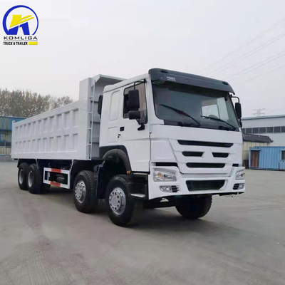 30/40 Tons 8X4 Sinotruk HOWO 12 Caminhão de descarga de pneus Transmissão manual Padrão de emissões Euro 2