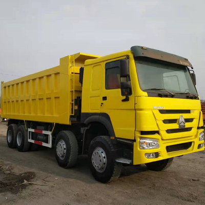 30/40 Tons 8X4 Sinotruk HOWO 12 Caminhão de descarga de pneus Transmissão manual Padrão de emissões Euro 2