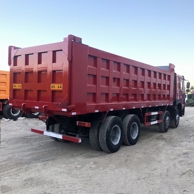 9 toneladas Capacidade de carga HOWO Sinotruk 12 rodas camião de descarga 30 toneladas Elevação por eixo dianteiro