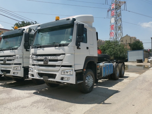 Sinotruk HOWO Hohan A7 6X4 Caminhão de Tração de Cabeça de Reboque Caminhão de Tração Usado 400HP 420HP Caminhão Prime Mover