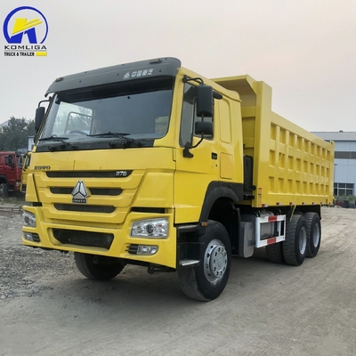2016 Usado Sino Dump Truck LHD Rhd eixo traseiro Hc16 Motor Wd615.47.D12.42 375 CV 371 CV