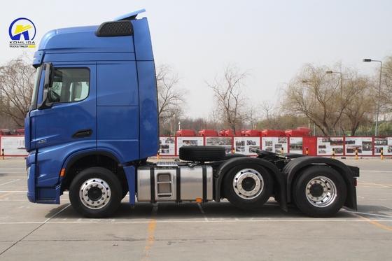 Shacman 6X4 20tons 380HP 420HP Ten Wheels Tractor Trailer Head Truck com consumo