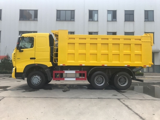 Design de pneus radiais 420HP 371HP Sinotruk HOWO A7 Tipper Truck 6X4 Euro 2 Padrão de emissões