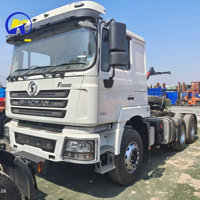 Shacman 3 eixos Tractor Truck Head Tow Truck com rodas motrizes 6×4 e capacidade do motor &gt; 8L