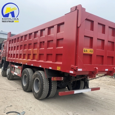 Sinotruk 8X4 caminhão de desvio 40t a mão esquerda para projetos de construção em grande escala