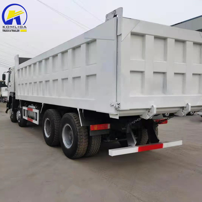 Sinotruk 12 Wheeler Usado HOWO 70 Ton 100 Ton Dump Truck 8X4 com Design de Pneus Radial