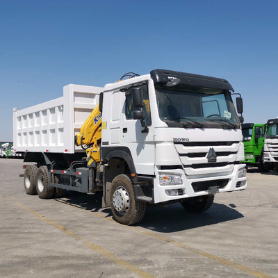 HF9 eixo dianteiro HOWO Sino Dump Truck com guindaste a preços acessíveis