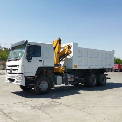 HF9 eixo dianteiro HOWO Sino Dump Truck com guindaste a preços acessíveis