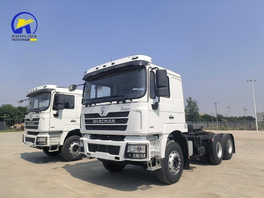 Shacman F3000 Usado 6X4 Tractor Truck Head 10 rodas com 400L Alumínio Oil Tanker