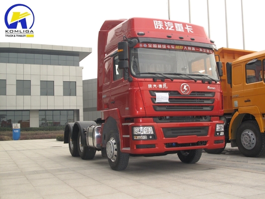 10 Wheeler Shacman Trator Truck 6X4 com Cummins Isme 420 Motor e 12r22.5 Pneus