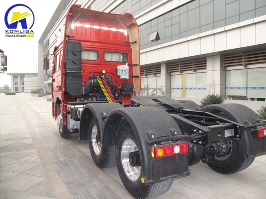 10 Wheeler Shacman Trator Truck 6X4 com Cummins Isme 420 Motor e 12r22.5 Pneus