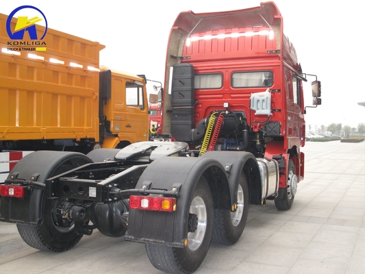 10 Wheeler Shacman Trator Truck 6X4 com Cummins Isme 420 Motor e 12r22.5 Pneus