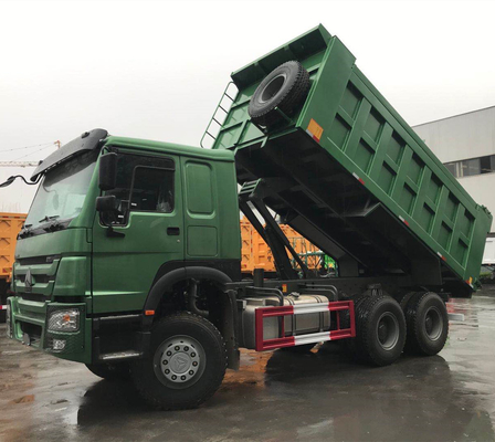 6X4 HOWO Sinotruk 371 camião de descarga com sistema de direção Zf8118 e certificação ISO