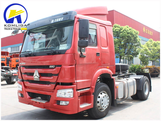 Sinotruck usado HOWO 4X2 6 rodas Tractor Light Duty Head Trucks com eixo traseiro de 16 toneladas