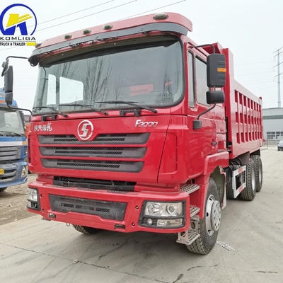 10 rodas 6X4 Shacman Dumper Truck para Quênia Transmissão manual e alta capacidade