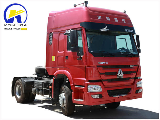 Sinotruck usado HOWO 4X2 6 rodas Tractor Light Duty Head Trucks com eixo traseiro de 16 toneladas