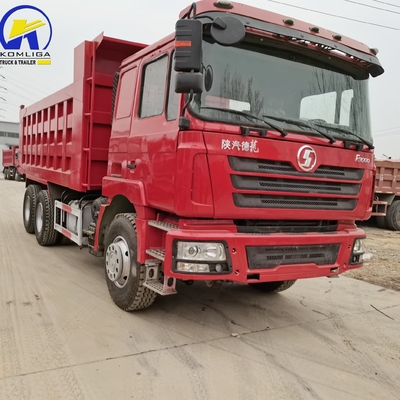 10 rodas 6X4 Shacman Dumper Truck para Quênia Transmissão manual e alta capacidade