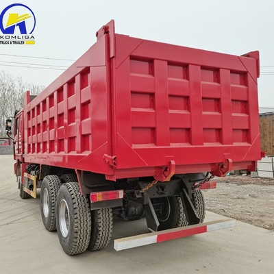 10 rodas 6X4 Shacman Dumper Truck para Quênia Transmissão manual e alta capacidade