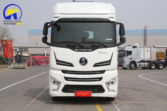 Caixa de engrenagens diesel 2 engrenagens traseiras 3 eixos 6X4 Shancman Tractor Truck Head F2000 F3000