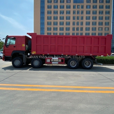 Sinotruck HOWO 8X4 Diesel 12 Wheel Dump Truck Carros de reboque Padrão de emissões Euro 2