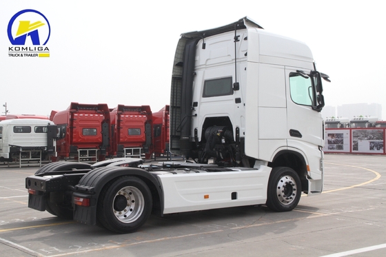 Shacman de segunda mão 4X2 6tyles Semi Trailer Tractor Truck Perfeito para mercados rurais