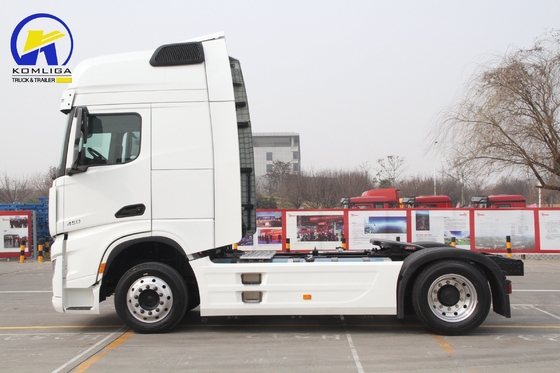 Shacman de segunda mão 4X2 6tyles Semi Trailer Tractor Truck Perfeito para mercados rurais