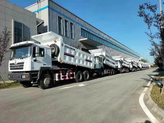 Schacman 10 rodas 6X4 camião pesado camião de descarga usado apoio técnico e peças sobressalentes