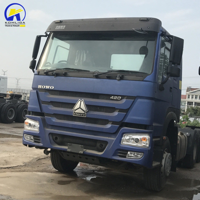 Sinotruk Diesel HOWO 420HP caminhão-trator com motor D12.42-20 em boas condições de uso