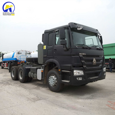 Design de pneus radiais Sinotruk HOWO 6X4 10 rodas 420HP caminhão-trator para desempenho