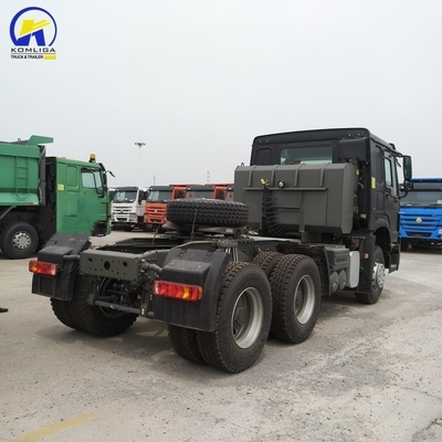 Design de pneus radiais Sinotruk HOWO 6X4 10 rodas 420HP caminhão-trator para desempenho