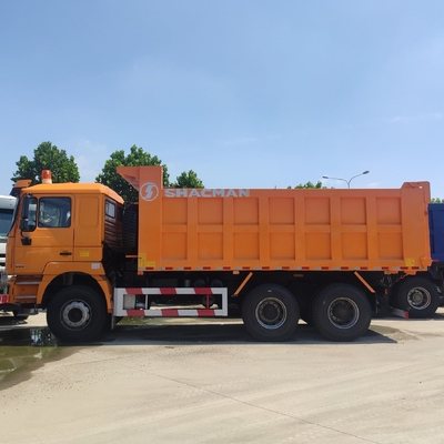 Shacman de segunda mão 6X4 10 Pneus 20tão 30tão camião de descarga em África 8500*2500*3400mm